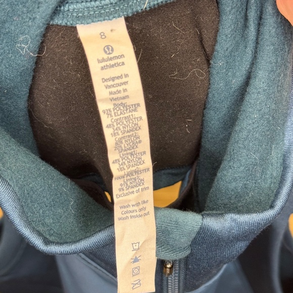 Lululemon Size 8 Blue Lets Get Visible Reflective Training Vest - Picture 5 of 8